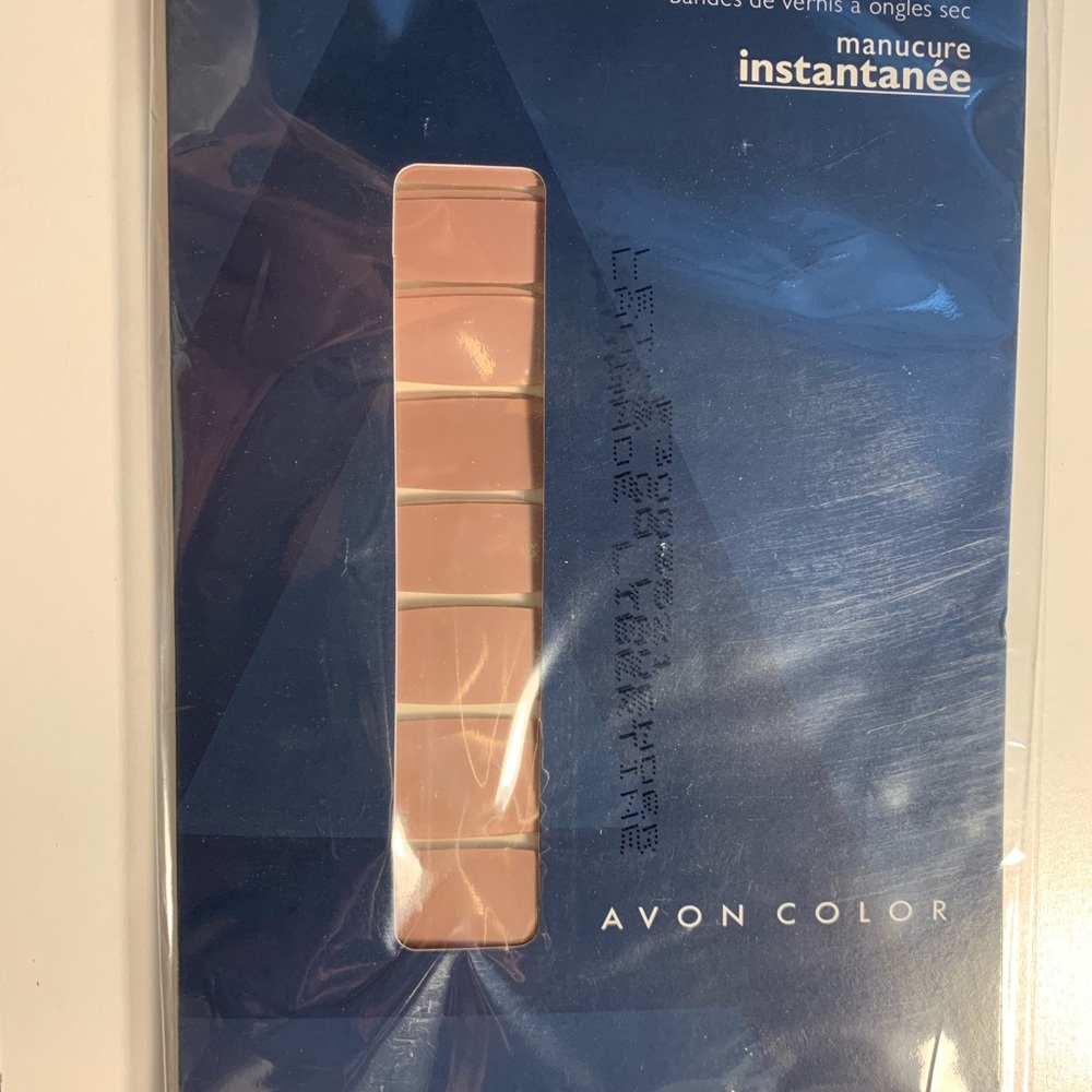 Instant manicure dry enamel nail strips